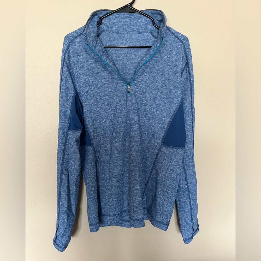lululemon Blue Quarter-Zip Pullover